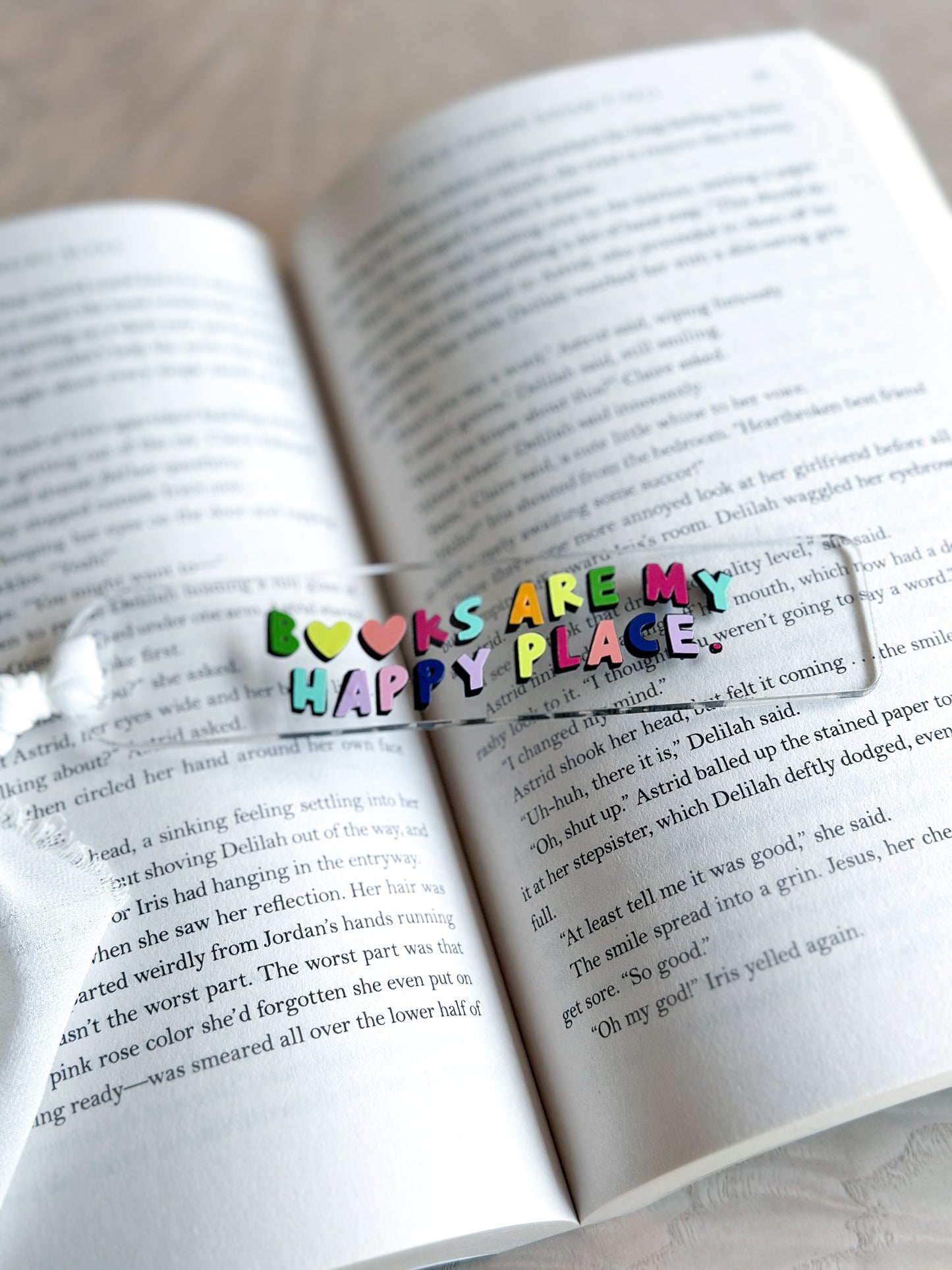Books Are My Happy Place Bookmark