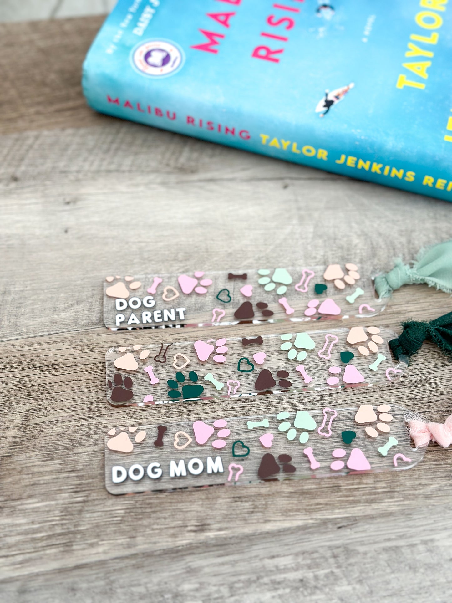 Pawprints Bookmark / Dog Mom / Dog Parent