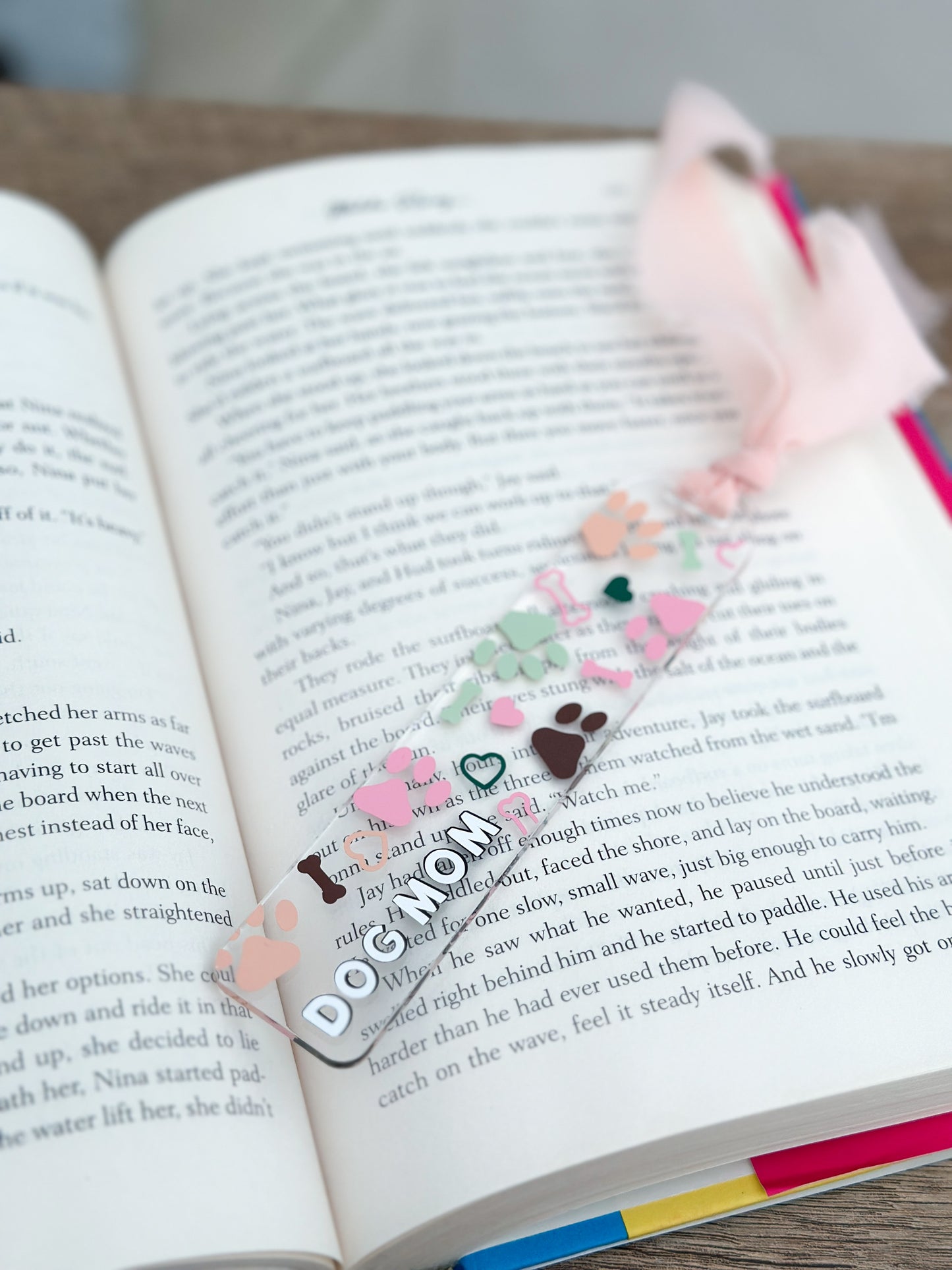 Pawprints Bookmark / Dog Mom / Dog Parent
