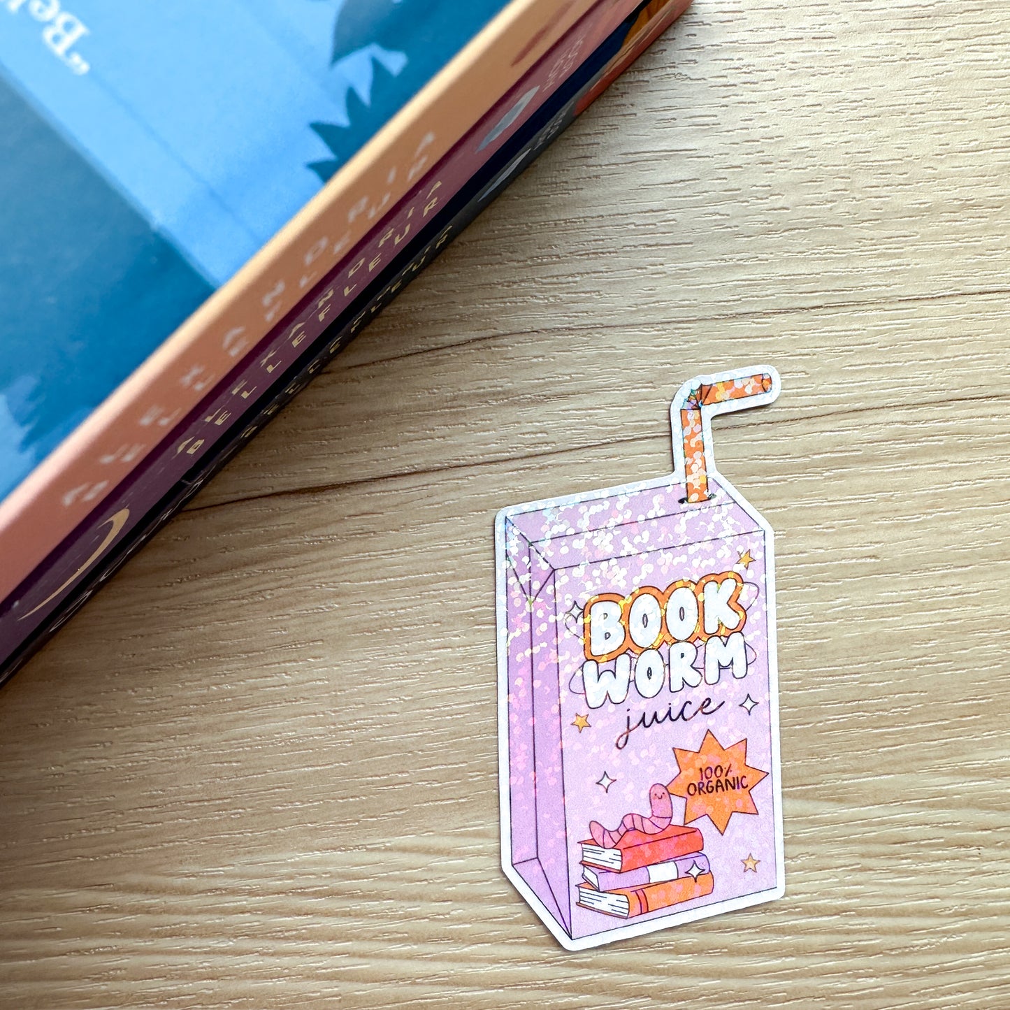 Bookworm Juice Sticker