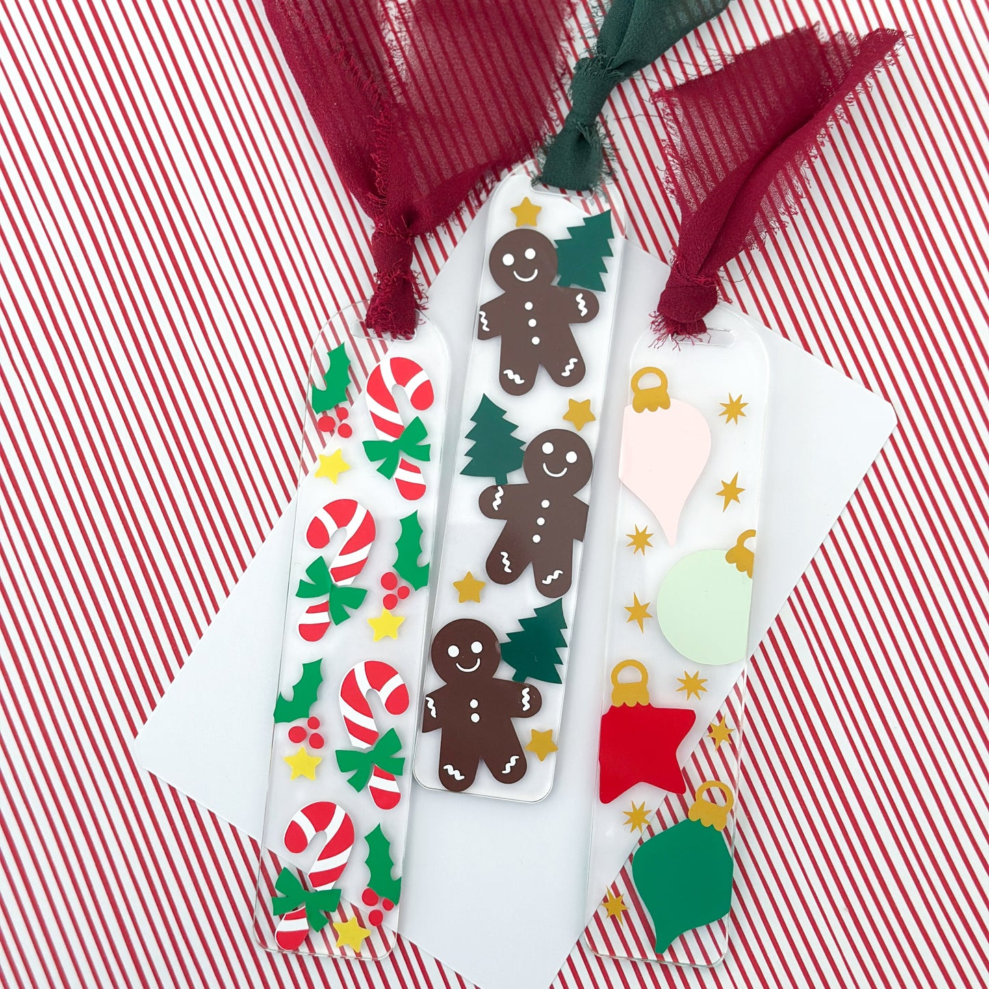 Candy Cane Bookmark