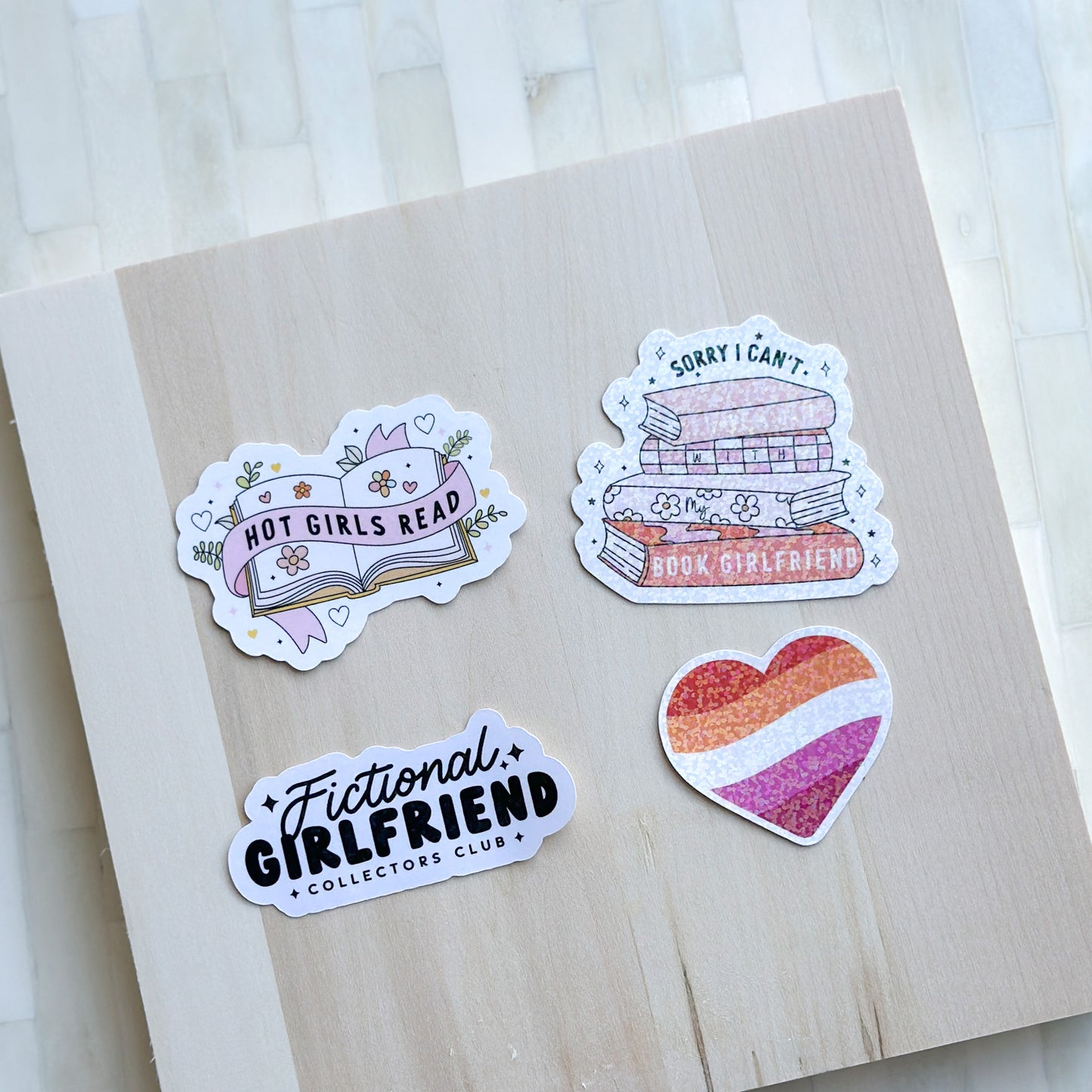 Hot Girls Read Sticker