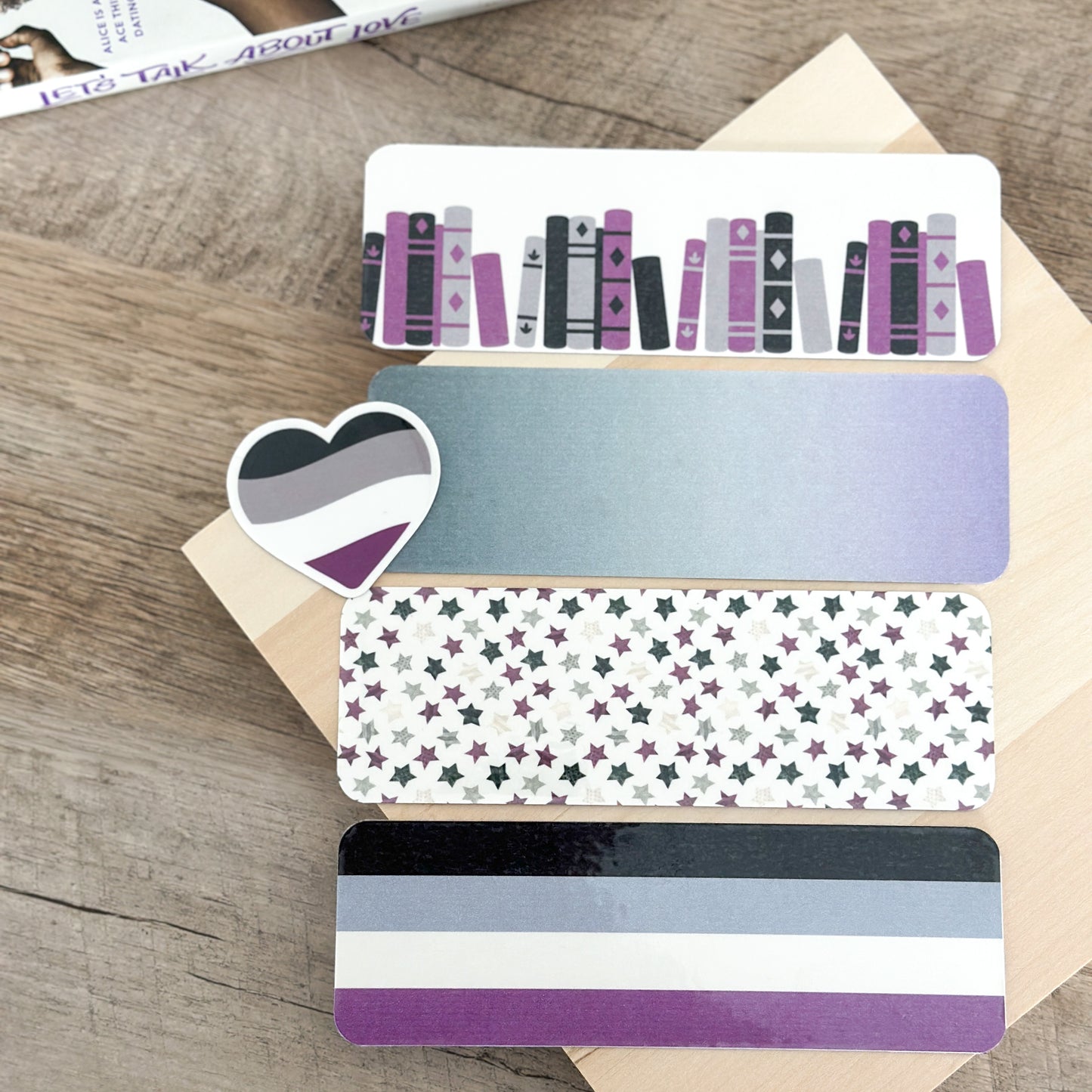 Asexual Pride Bookmarks Bundle