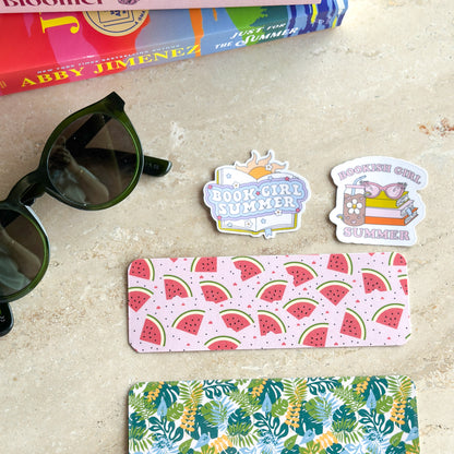 Book Girl Summer Sticker
