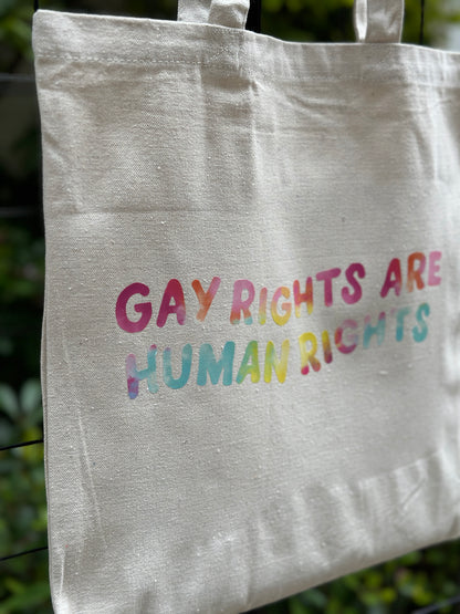 Gay Rights Are Human Rights Tote Bag