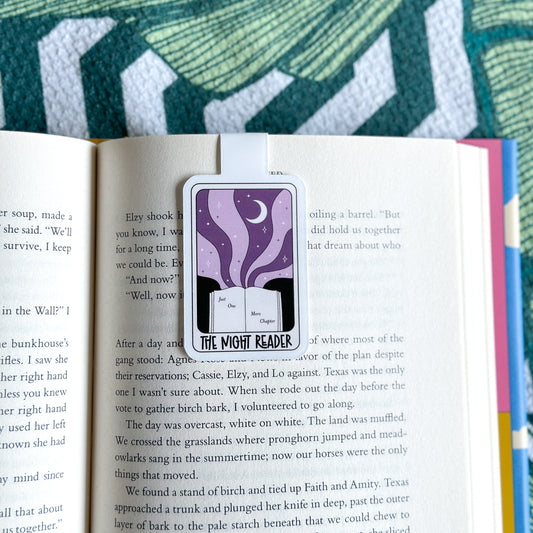 The Night Reader Tarot Card Magnetic Bookmark