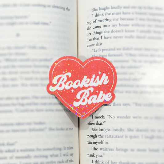 Bookish Babe Sticker