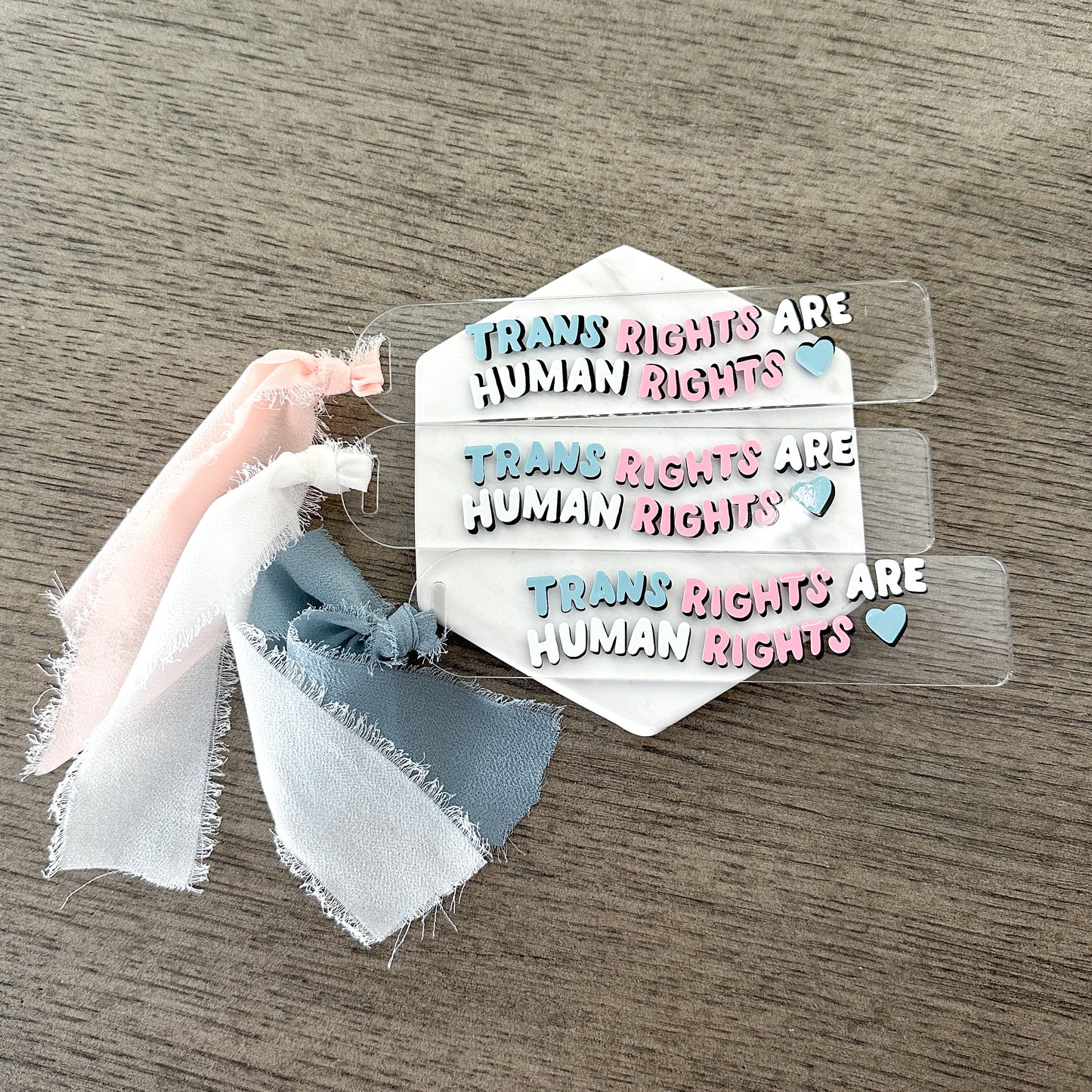 Trans Rights Are Human Rights Bookmark