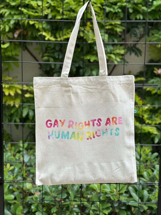 Gay Rights Are Human Rights Tote Bag