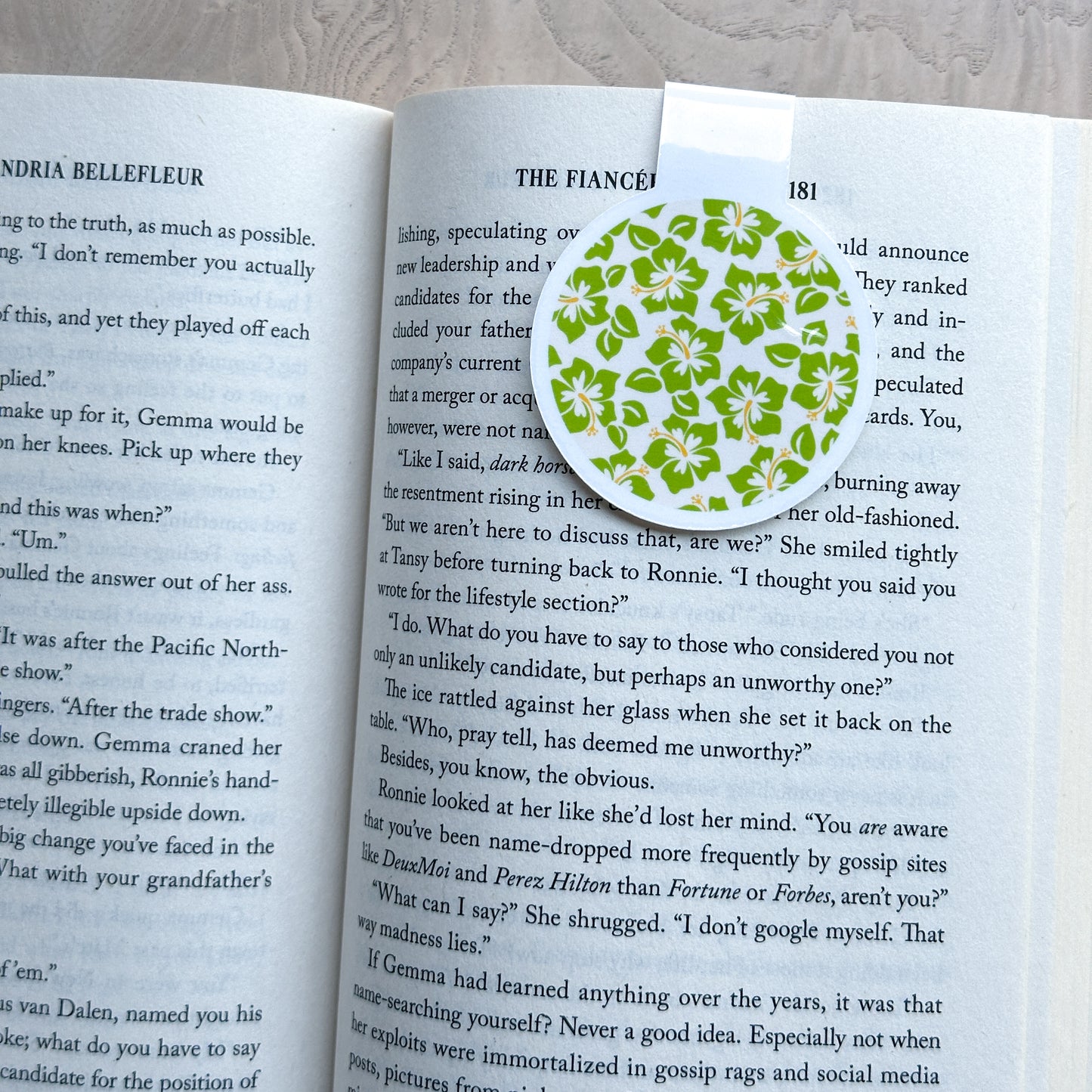 Tropical Magnetic Bookmark