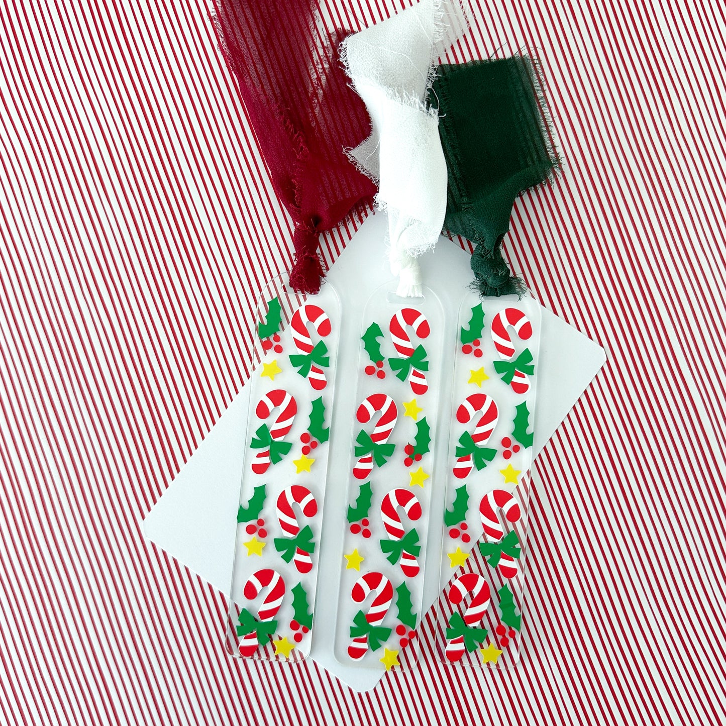 Candy Cane Bookmark