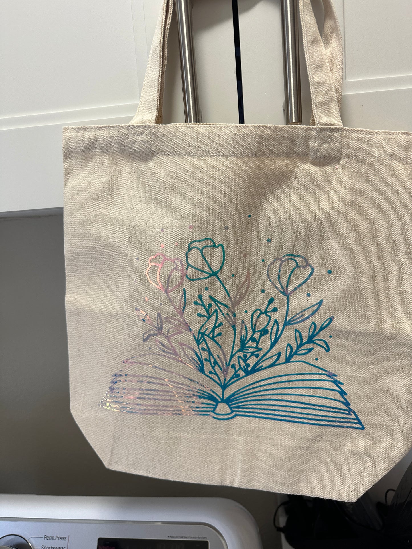 Wildflower Bookish Tote Bag