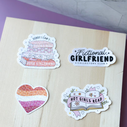 Lesbian Heart Sticker