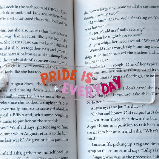 Pride is Everyday Bookmark (Lesbian Edition)