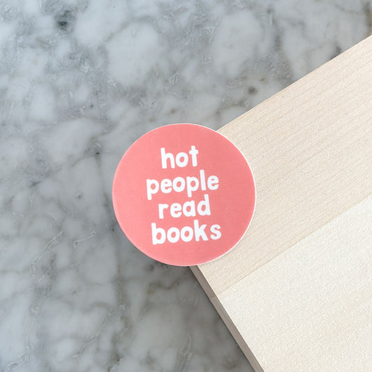 Hot People Read Books Sticker