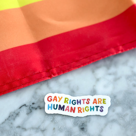 Gay Rights Are Human Rights Sticker