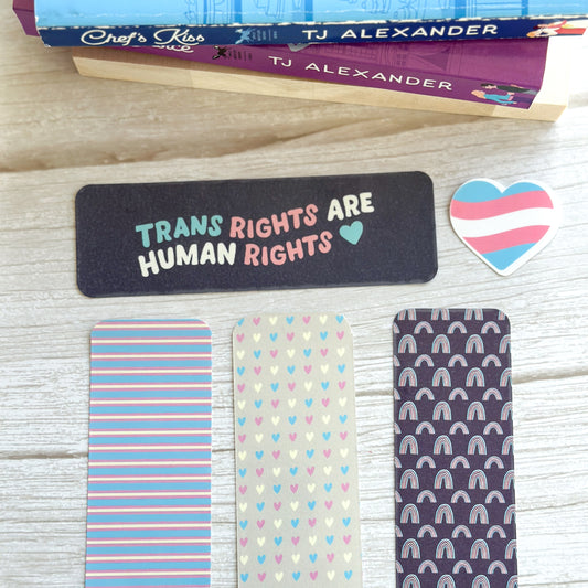 Transgender Pride Bookmarks Bundle