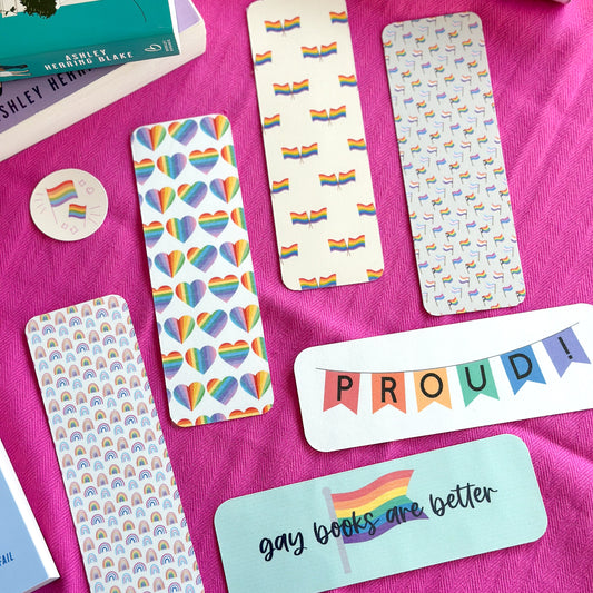 Gay Pride Bookmarks: Patterns Edition