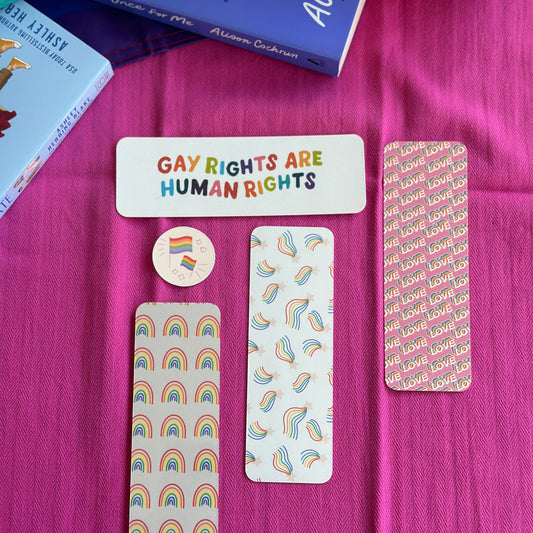 Gay Pride Bookmarks: Gay Rights Edition